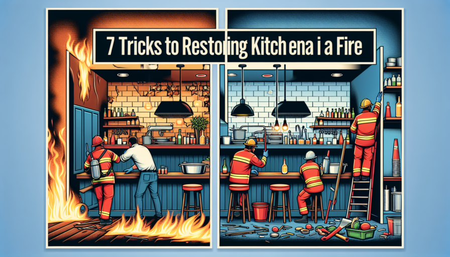 7 trucos para restaurar el área de cocina en bares tras un incendio