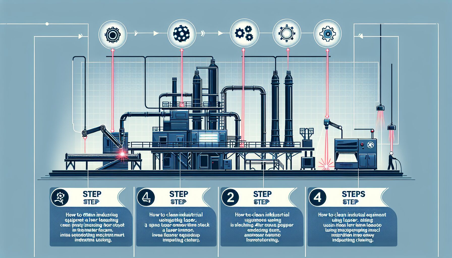 Cómo limpiar equipos industriales en fábricas con láser en 4 sencillos pasos
