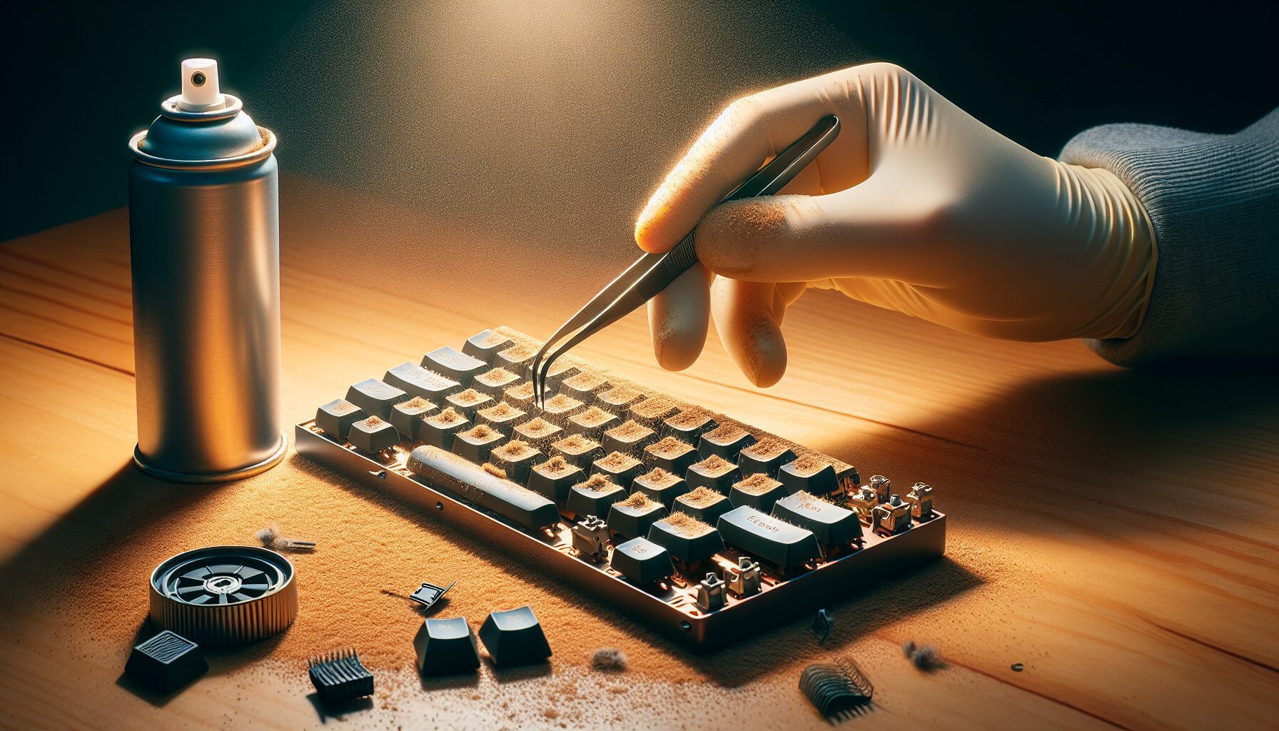 Limpieza de Teclados Portátiles: ¿Es Necesario Usar Aire Comprimido?
