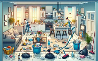 10 maneras de limpiar a fondo tu hogar después de una fiesta