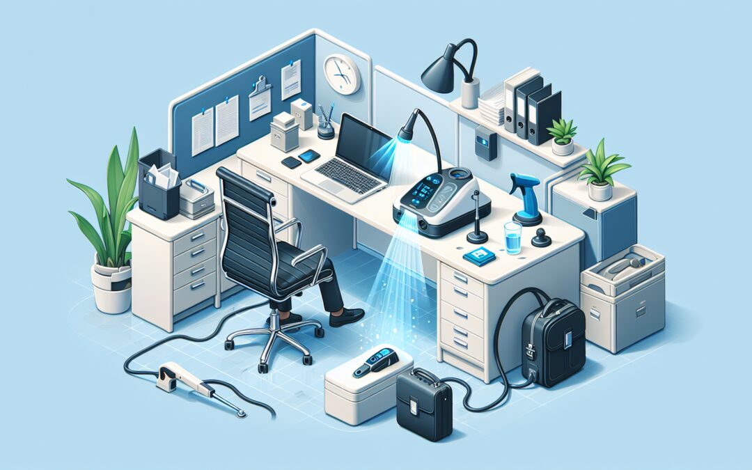 4 trucos para aplicar limpieza láser en superficies de oficinas