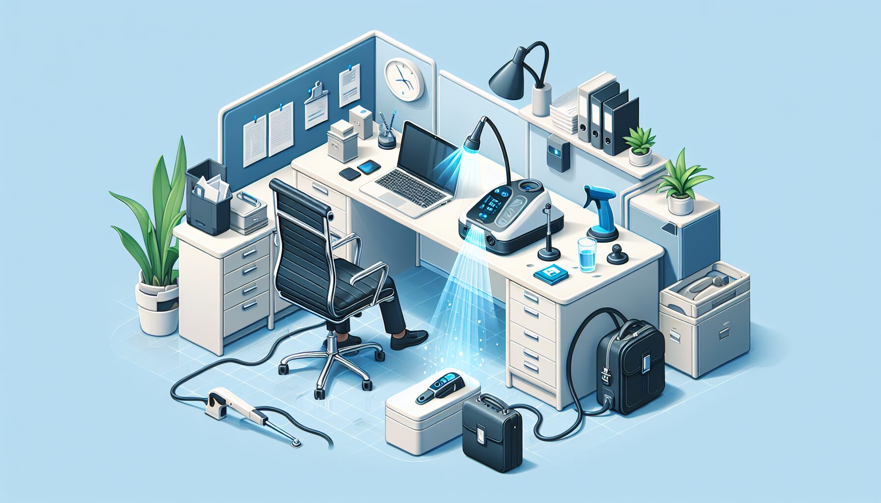 4 trucos para aplicar limpieza láser en superficies de oficinas