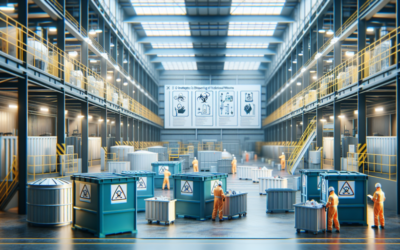5 estrategias para eliminar residuos peligrosos en naves industriales