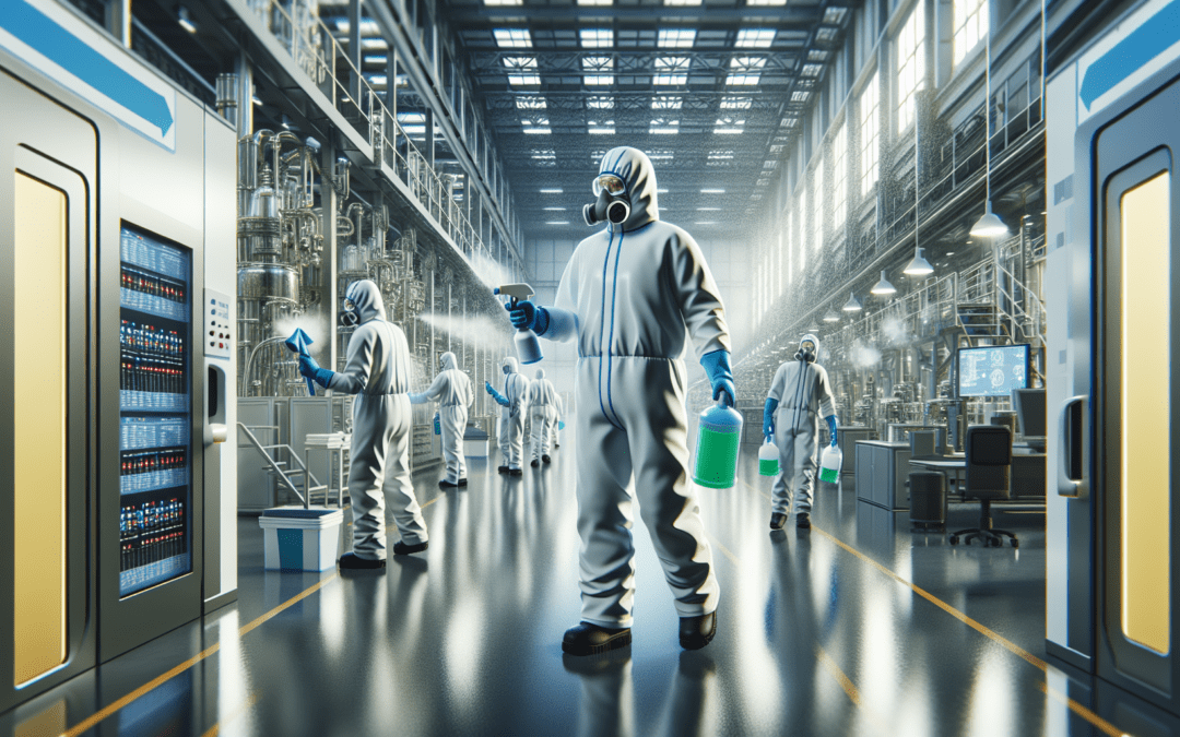 5 formas de desinfectar áreas de alto contacto en naves industriales