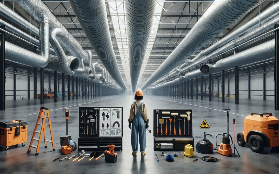 Cómo limpiar los ductos de ventilación en una nave industrial en solo 6 pasos