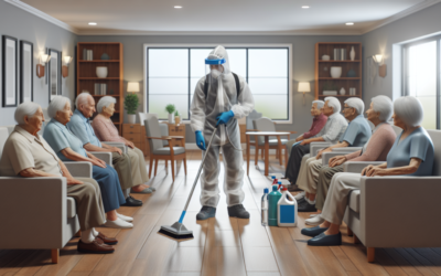 Cómo desinfectar correctamente habitaciones y áreas comunes en residencias de ancianos