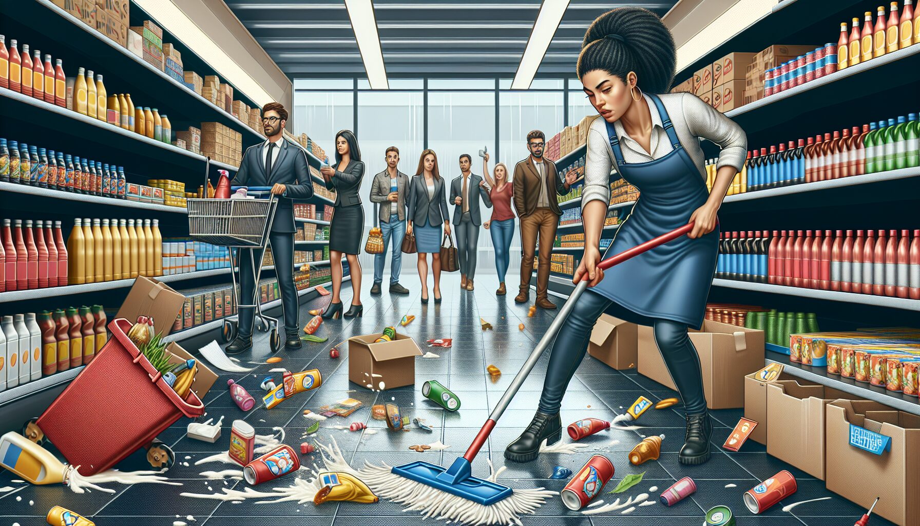 Las 5 claves para realizar una limpieza rápida en supermercados afectados por acumulación