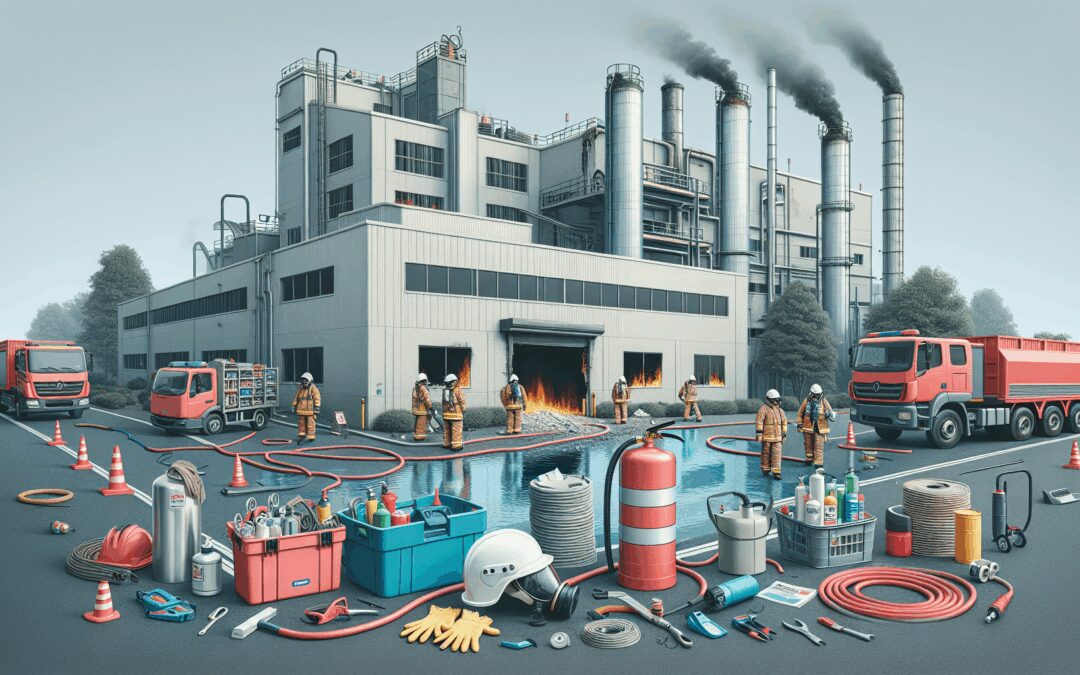 10 consejos para limpiar áreas de carga y descarga en fábricas tras un incendio