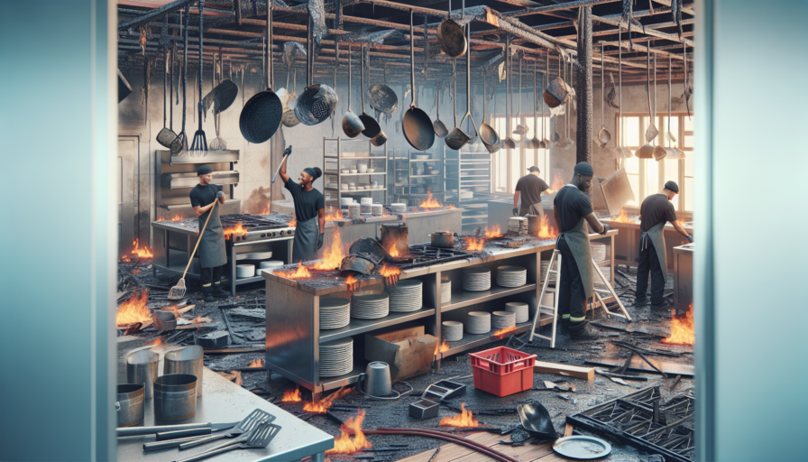 10 consejos para restaurar cocinas de restaurantes después de un incendio