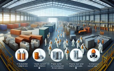 5 claves para eliminar residuos peligrosos en una nave industrial
