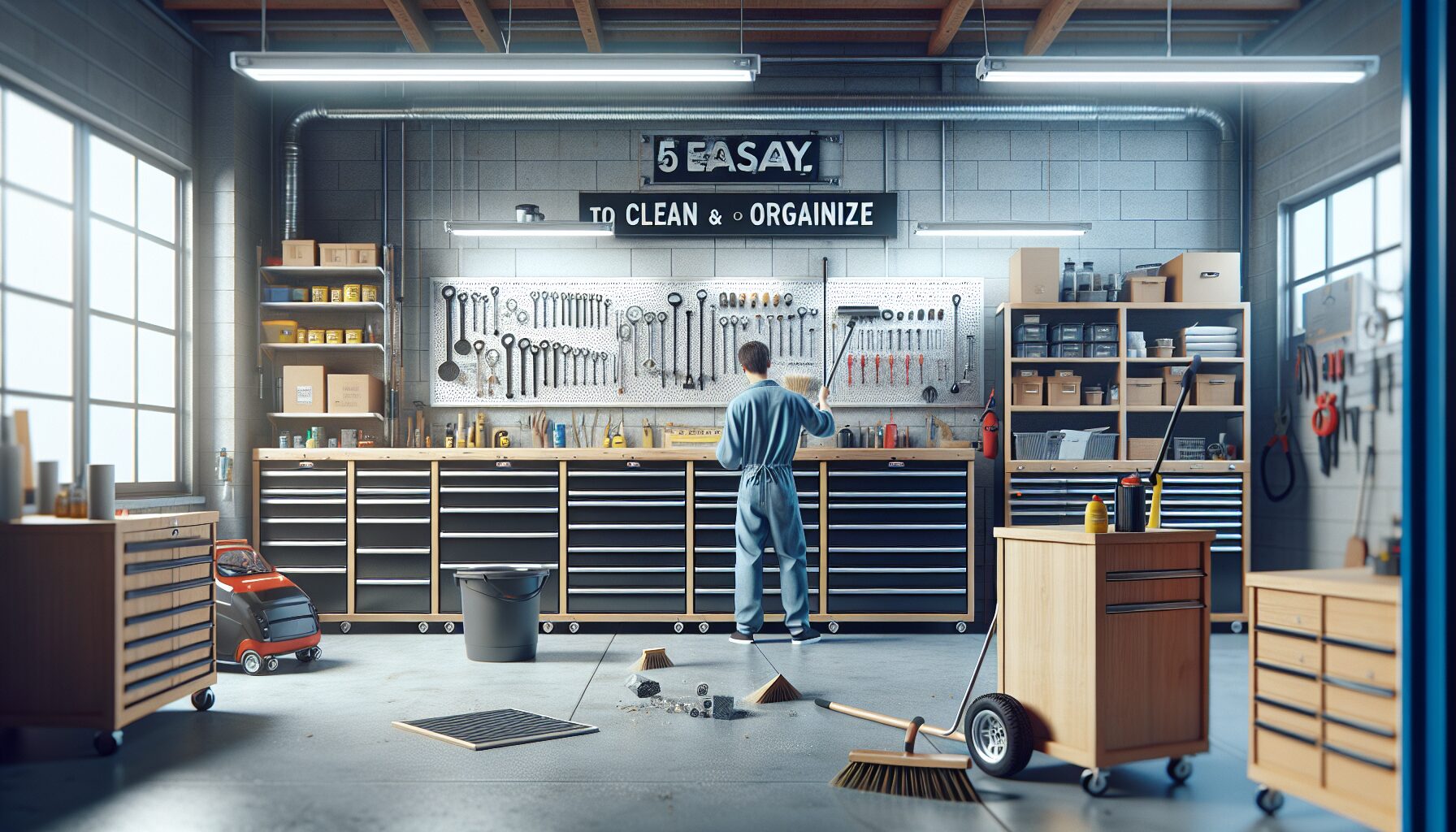 5 maneras sencillas de limpiar y organizar tu taller automotriz