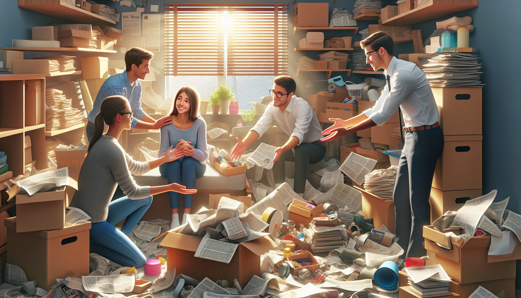 Las 10 claves para que los amigos ofrezcan apoyo sin ser invasivos en una limpieza de acumulación