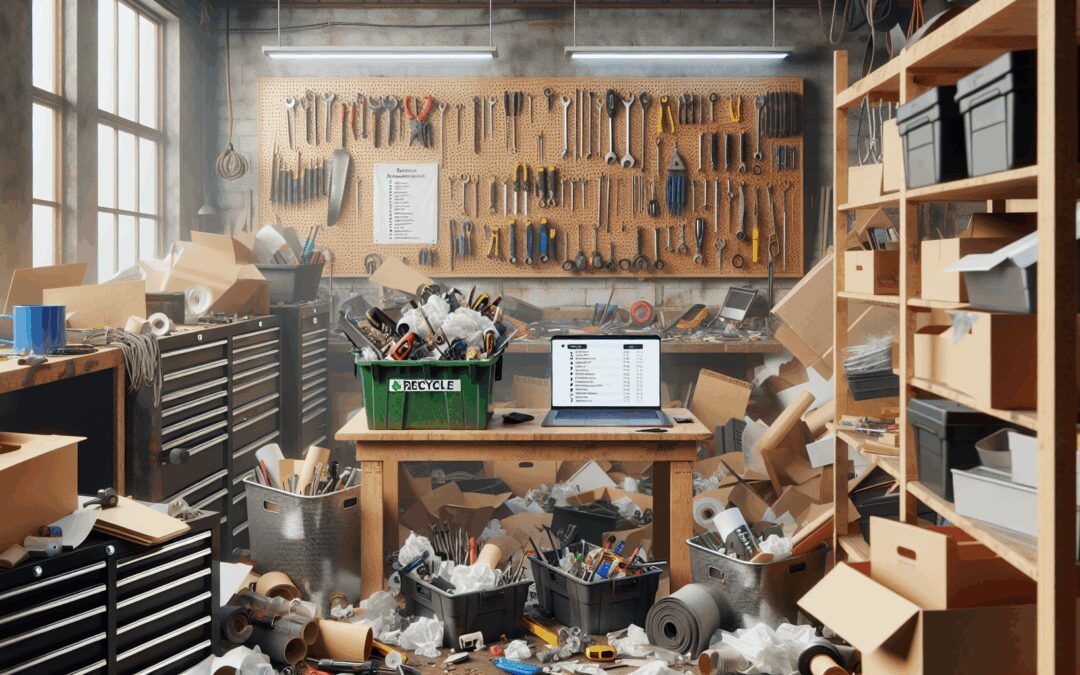 Las 5 mejores maneras de deshacerse de la acumulación en un taller