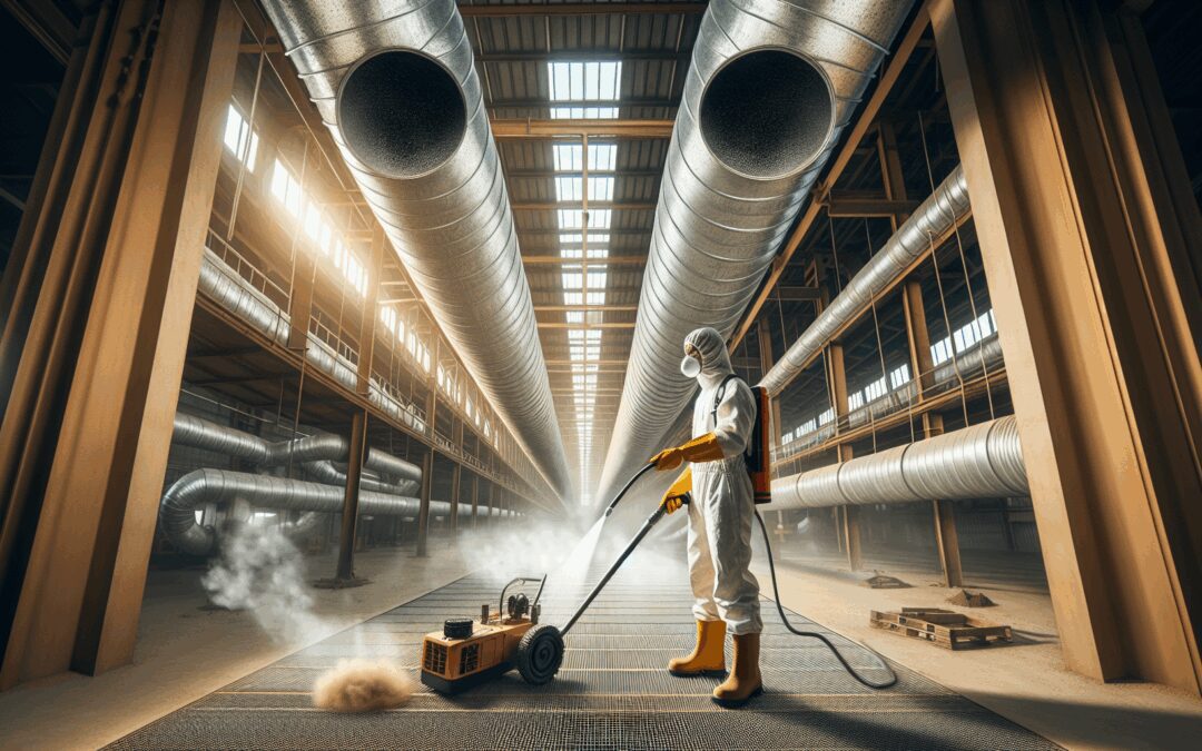 Tips para limpiar ductos de ventilación y eliminar la acumulación de polvo en fábricas