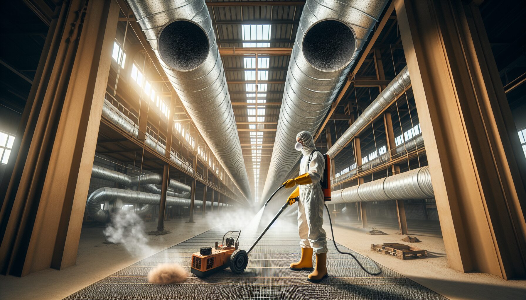 Tips para limpiar ductos de ventilación y eliminar la acumulación de polvo en fábricas