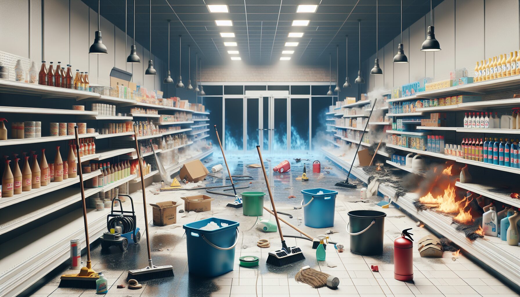 5-trucos-para-limpiar-rapidamente-una-tienda-de-alimentacion-tras-un-incendio 5 trucos para limpiar rápidamente una tienda de alimentación tras un incendio