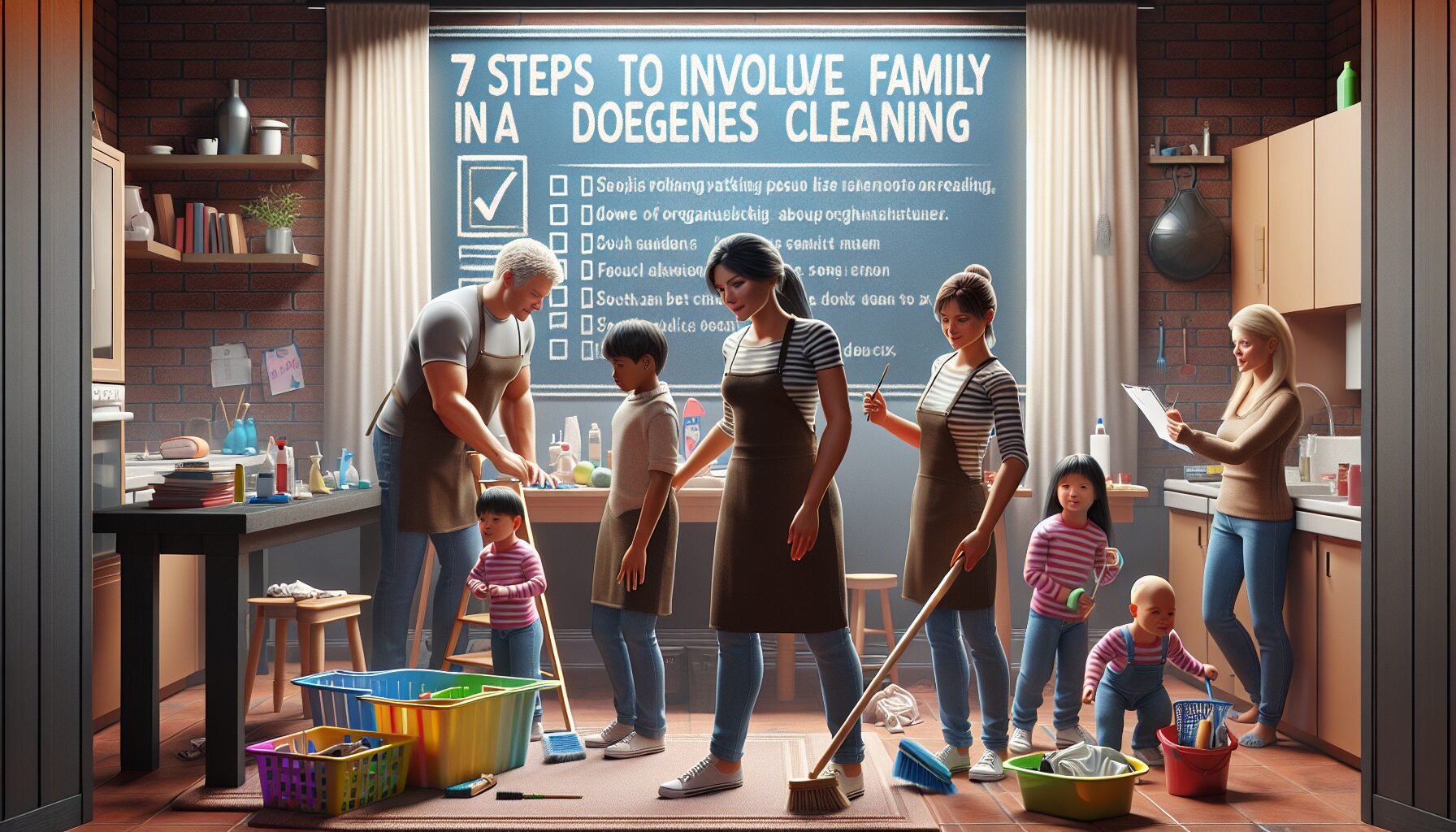 7 pasos para involucrar a los familiares en una limpieza de Diógenes