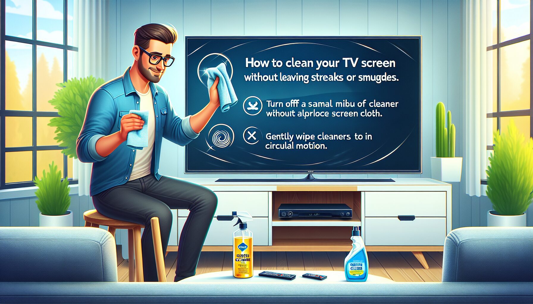 Cómo Limpiar la Pantalla de tu TV Sin Dejar Rayas o Manchas
