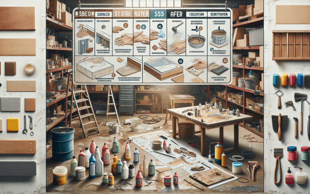 Las 5 claves para restaurar superficies en talleres después de un caso de Diógenes