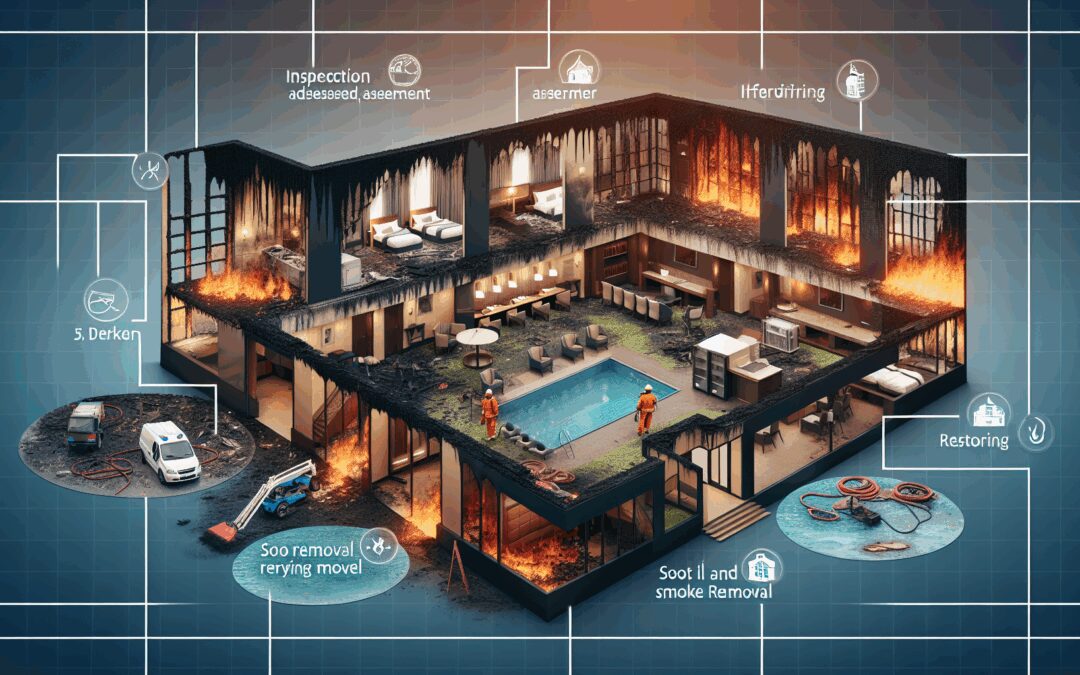 4 pasos para una limpieza profunda de un hotel tras un incendio