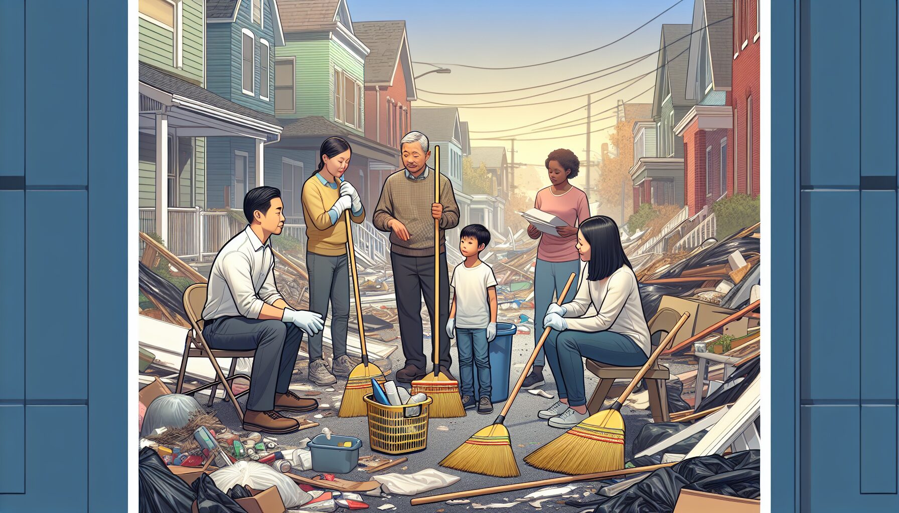 7 pasos para que los vecinos sean comprensivos y colaborativos durante una limpieza traumática