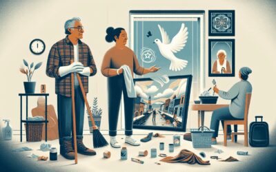 Cómo los familiares pueden encontrar paz emocional durante una limpieza traumática